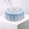 thumbnail image 4 of Esquirla Chapeau de Prière pour Hommes Broderie Bleu, 4 of 8