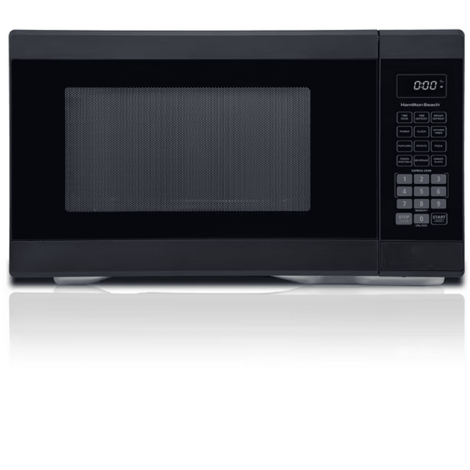 Refurbished Hamilton Beach EM0P042YK-B 1.1 Cu. Ft. Compact Microwave, Black