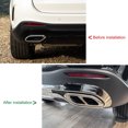 thumbnail image 3 of 1Pair Exhaust Pipe Muffler Cover For  GLC Class X254  Line, GLC Class X254 2022 Up, Stylish Decoration, Strong, 3 of 8