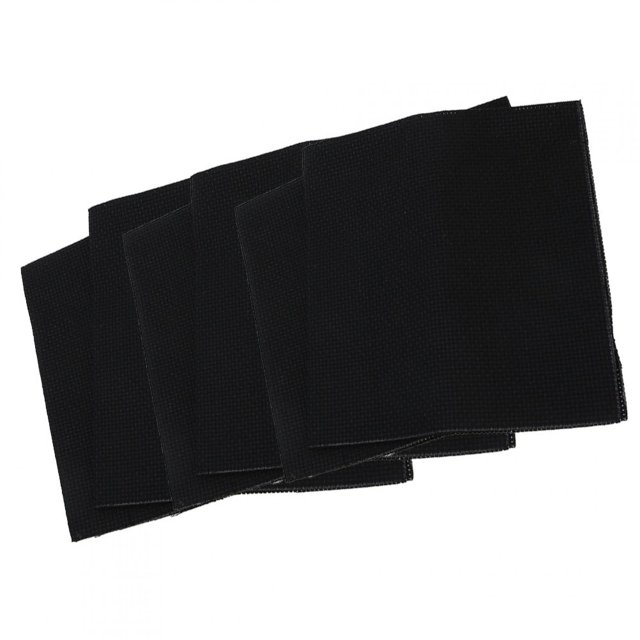 Carpet Mesh Cloth Fabric Stitch Cloth Grid Embroidered Cloth 14 Ct Medium Grid Black Cloth Cotton Textile Cloth Material Aida Cloth