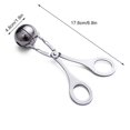 thumbnail image 2 of Meatball Maker Clip Stainless Steel Stuffed Mold Clamp Cafe Restaurant Kitchen Ice Cream Mould Tools Cookware Accessories L, 2 of 8