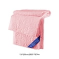 thumbnail image 2 of Waterproof Mattress Protector Pad Quilted Fitted Cover With Cotton Top Layer And Elasticized Skirt For Twin Full Queen King Beds, 2 of 6