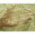 thumbnail image 4 of oneOone Silk Tabby Fabric Diamond Flame Stitch Print Fabric BTY 42 Inch Wide, 4 of 4