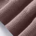 thumbnail image 4 of yoeyez Chandails Légers pour Femmes à Manches Longues Col Ras du Cou Chandail Uni Chandail Léger Doux Tricoté Hauts Bas d'Automne Violet m, 4 of 5