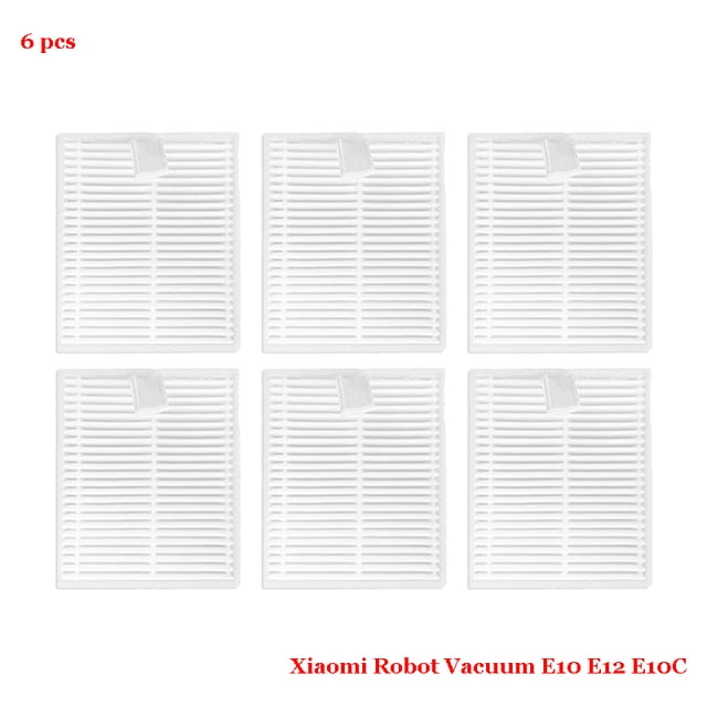 For Xiaomi Robot Vacuum E10 E12 B112 Sweeper Cleaner Spare Parts Roller Side Brush Hepa Filter Mop Cloth Rags Accessories