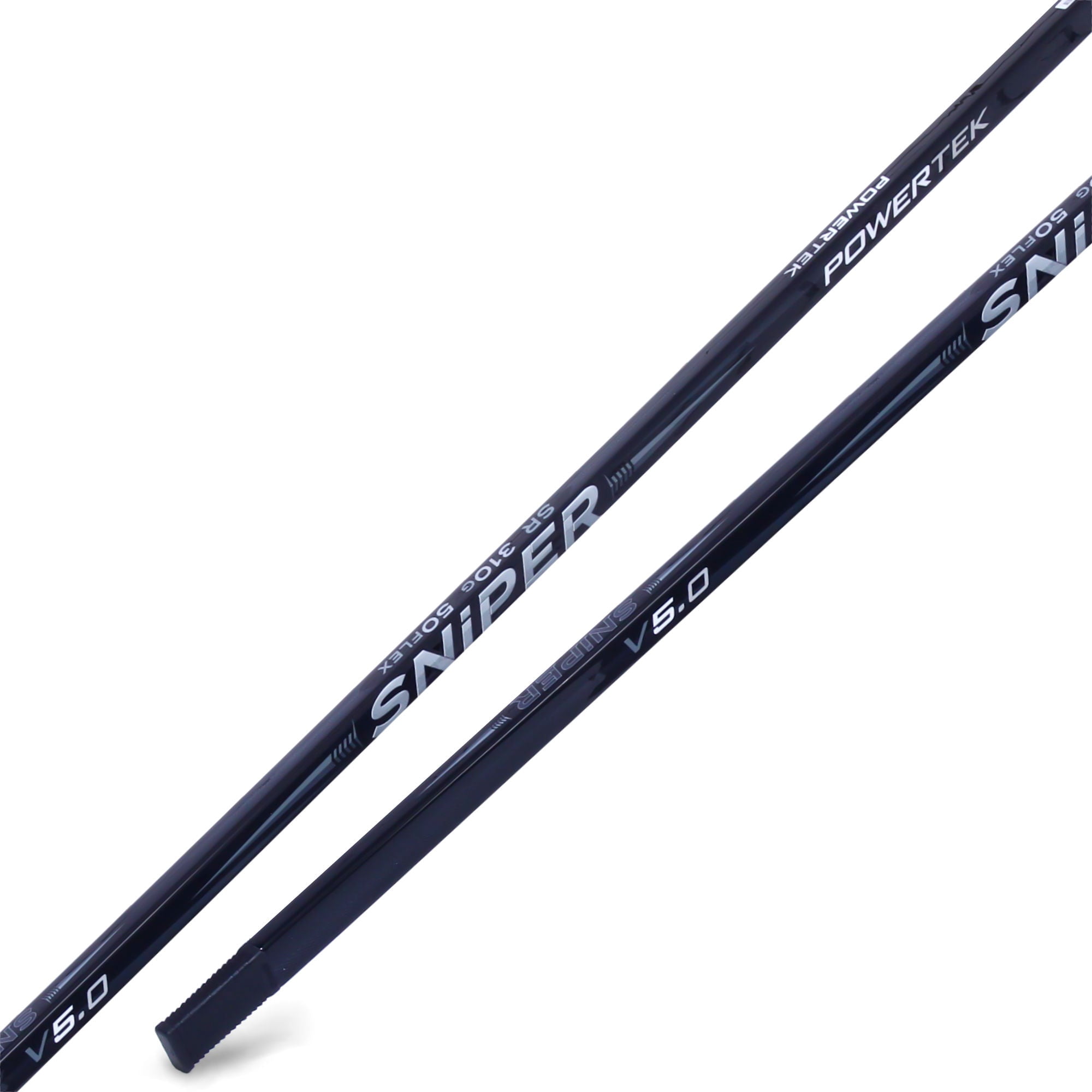 Powertek V5.0 Sniper Ringette Stick &ndash; Junior/Black/40 Flex