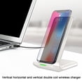thumbnail image 3 of TopLLC Fast Wireless Charger, Certified,15W Max Wireless Charging Stand, Android And IOS, 3 of 6