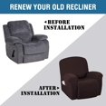 thumbnail image 3 of Super Stretch Recliner Couch Covers Chair Cover Form Fitted Non Slip Reclining Slipcovers for Standard Large Recliner, Soft Thick, 3 of 7