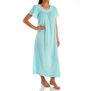 Women's Shadowline 32280 Petals 53 Inch Gown (SeaFoam M)