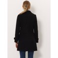 thumbnail image 4 of INSPIRE CHIC Manteaux Caban Trench d'Hiver pour Femmes à Col Peter Pan, 4 of 6