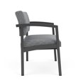 thumbnail image 4 of Lenox Steel Reception Waiting Room Bariatric Chair / Charcoal Steel / Gray, 4 of 5