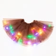 thumbnail image 2 of Women 3 Level Mesh Tulle Skirt Princess Skirt With LED Small Bulb Skirt, 2 of 9