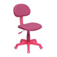 thumbnail image 1 of Chaise de travail pivotante en tissu rose, 1 of 9