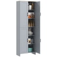 thumbnail image 1 of HOMCOM Armoire de Garde-Manger de Cuisine 67 Pouces à 4 Portes avec Tablettes Ajustables, 1 of 10