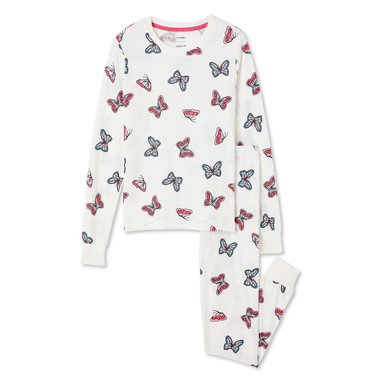 George Girls' Pajama 2-Piece Set