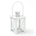 thumbnail image 1 of Lanterne à bougie Gartner Studios en blanc, 1 of 5
