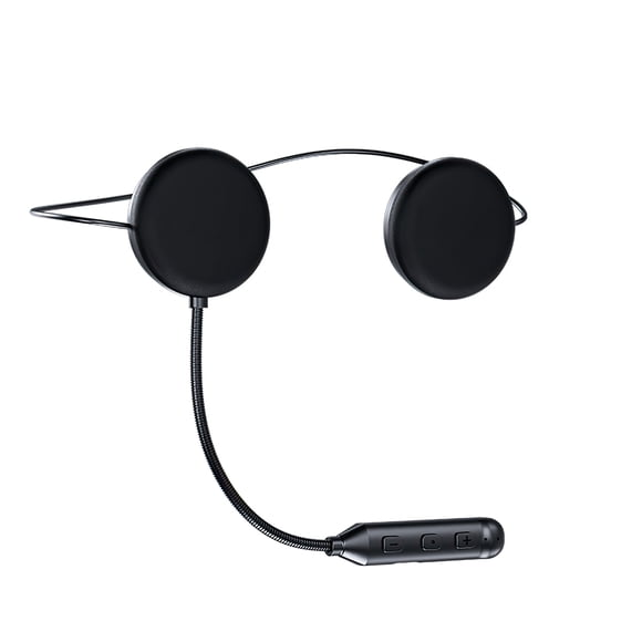 B-Qtech Motorcycle Bluetooth Headset, Wireless Helmet Speakers with Noise Reduction, Hands-Free Music & Call Control, 10H Battery for Riding