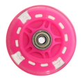 thumbnail image 2 of 2 Pcs Roues de Trottinette 80mm LED Flash Roues de Remplacement Patins à Roulettes Roses, 2 of 7