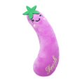 thumbnail image 1 of Christmas - themed Soft Plush Vegetable - Shaped Interactive Cat Toys, 1 of 6