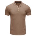 thumbnail image 4 of RKSTN Chemises pour Hommes Manches Courtes Mode Décontractée Manches Courtes Boutons Hauts Patchwork Chandails Blouse Chemises Hawaïennes pour Hommes, 4 of 6