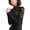 Black, variant on Women'S Floral Lace Top Long Sleeve Mock See Through Mesh Underwear Blouse Shirt Women'S T-Shirts White Xl