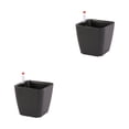 thumbnail image 2 of maskred Resin Innovative Bonsai Pot Easy To Maintain And Flowers Herbs And Vegetables Weather-resistant black 14*13 *10.5 2Set, 2 of 6