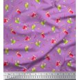 thumbnail image 1 of Soimoi Modal Satin Fabric Straw & Juice Beverages Print Sewing Fabric Yard 42 Inch Wide, 1 of 3