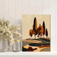 thumbnail image 2 of Qisvanset Autumn Trees Landscape Canvas Wall Art Print, 15.75x11.81 Inches, 2 of 8
