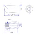 thumbnail image 3 of TISHITA 10x Electric Guitar 3 Way Pickup Selector Toggle Switch Tip Knob 3.5mm Beige, 3 of 6