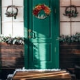 thumbnail image 4 of Elegant All-Season Front Door Wreath Durable Decorative Hanging Greenery for Year-Round Display, 4 of 5