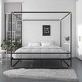 thumbnail image 3 of CosmoLiving Celeste Canopy Metal Bed, King, 3 of 9