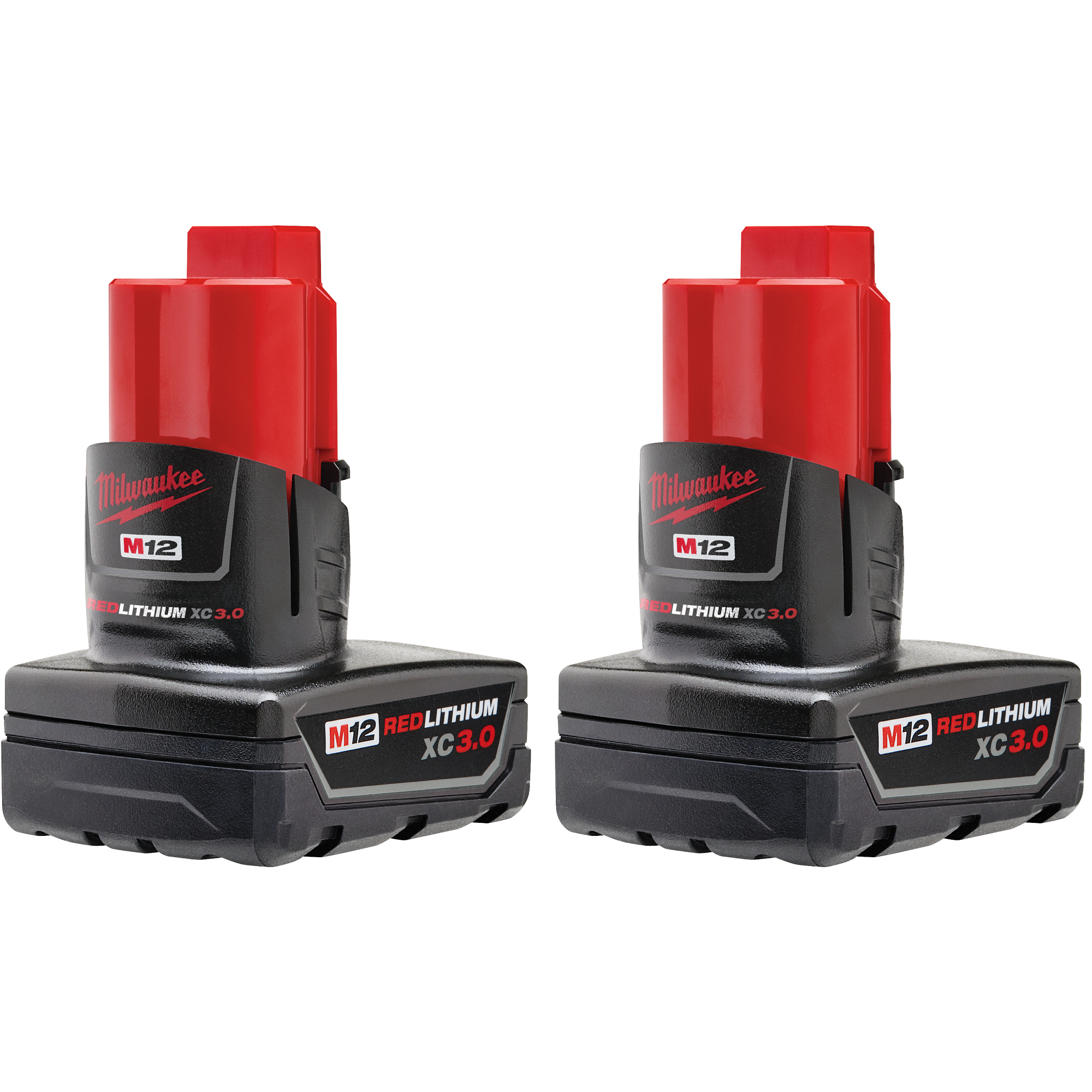 Milwaukee Batterie M12TM RedLithiumTM XC, Paquet de Deux