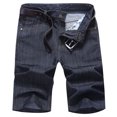 thumbnail image 1 of TopLLC Mens Shorts, Men pants Half Shorts Jeans Men's Ripped Trunks Stretchy Washed Jeans Trunks Cut-Off Classic Biker Jeans Trunks, 1 of 2