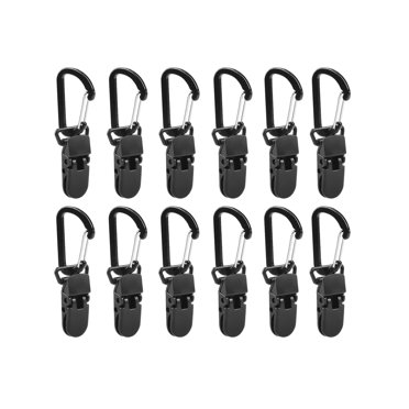 12 Pcs Clip Professional Camping Hardwares Kits Plastic Clips for Outdoor Camping Tent