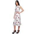 thumbnail image 3 of Moomaya Printed Button Down Sleeveless Kurti Dress With Pocket Casual Work Shirt, 3 of 4