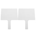thumbnail image 1 of Miangastore 2Pcs Dry Erase Answer Paddle Hand Held White Board Double Sided Dry Erase Answer Board for Classroom Teaching Office Meeting Family Party Rectangle, 1 of 9