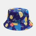 thumbnail image 2 of LinYooLi Chapeau Seau pour Femmes Motif Fruits Frais Réversible Chapeau de Pêcheur pour Hommes Adolescent Unisexe Sport Protection Solaire, 2 of 8