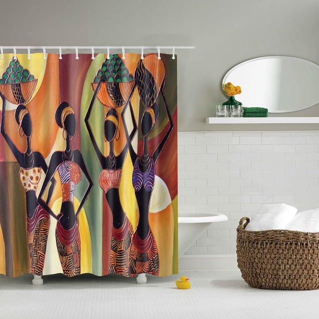 RXIRUCGD Divers Motifs Rideau de Douche Impression Numérique Polyester Rideau de Salle de Bain