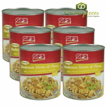 CP Gordon Morceaux et Tiges de Champignons Grand Format en Vrac 2,84 L/100 Oz