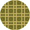thumbnail image 1 of Ahgly Company Tapis Rond Lavable en Machine Intérieur Transitionnel Chêne Brun, 3 Pieds Rond, 1 of 7