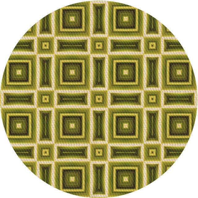 Ahgly Company Tapis Rond Lavable en Machine Intérieur Transitionnel Chêne Brun, 3 Pieds Rond