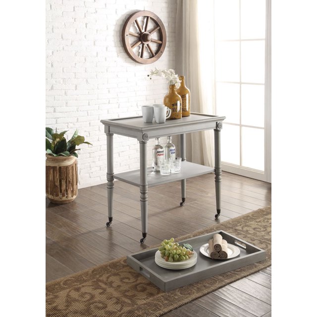 ACME Frisco Tray Table in Antique Slate