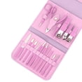 thumbnail image 2 of TopLLC 16pcs/set Nail Cutter Set Makeup Beauty Tool Nail Clipper Set Folding Bag Stainless Steel Tool Finger Nail Clipper Kit Nail Clipper, 2 of 2