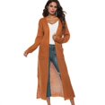 thumbnail image 1 of Pulls Longs Tricotant des Manches Longues Poches Cardigan Pulls Cardigans, 1 of 9
