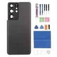 thumbnail image 2 of Phone Rear Glass Door, Pre Cut Tape Professional Installation Replacement Back Cover Glass Stable  for S21 Ultra 5G Black,Silver, 2 of 7