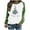 Green, variant on VJATTWR My Items Christmas Sweatshirt Women Women's Fashion Christmas Print Long Sleeve Casual Round Neck Sports Sweatshirt Without Hoodie Get it Fast