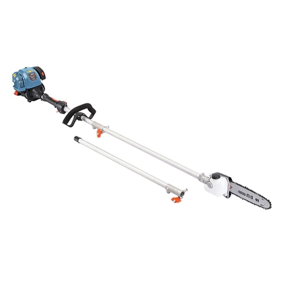 SENIX CSP4QL-L 8" 26.5cc 4-Cycle Gas Powered Extendable Pole Saw, 15 ft Reach, Automatic Oiler, Oregon Bar