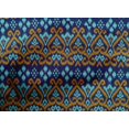 thumbnail image 4 of oneOone Tissu Popeline de Coton Tissu Imprimé Ikat à Tourbillon 1 Yard 42 Pouces de Large, 4 of 4