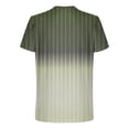 thumbnail image 5 of NJDVHB Chemises d'Été pour Hommes, Chemise de Plage pour Homme, Haut à Col Rond Imprimé pour Homme Fallow Décontracté Mode à Manches Courtes, Vert, TTTTG, 5 of 5