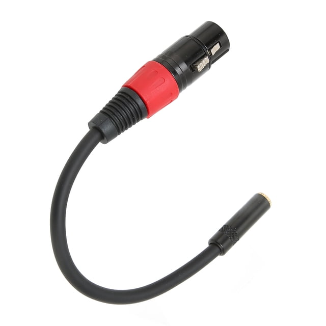 Universal XLR Female To 3.5mm Microphone Cable, Professional, Stable, Easy To Use, For Camera, Computer